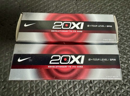 Nike 20XI golf balls Brand New - two sleeves of 3 balls (total of 6) Tour Spin - Picture 2 of 3