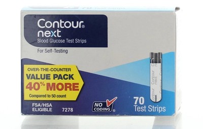 Contour Next 70 Test Strips  Exp 3/2027+  FREE SHIPPING
