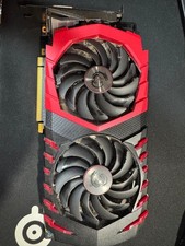 MSI GeForce GTX 1060 10 Series Dual Fan Black Red Graphics Card