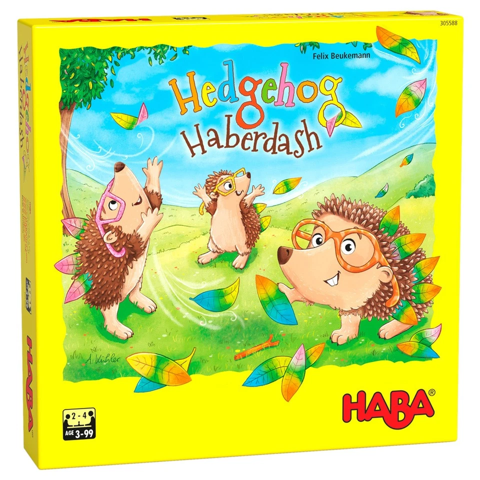 Haba Hedgehog Haberdash Colour Matching Board Game for Young Children