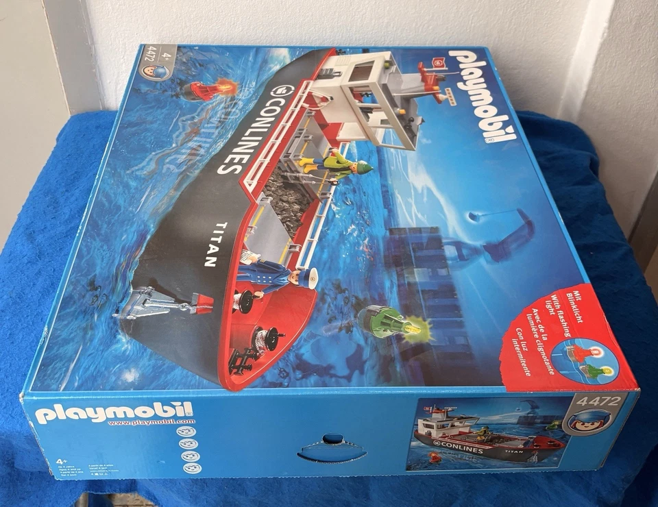Playmobil 4472 Frachtschiff / Containerschiff "Conlines" NEU - Bild 3 von 4