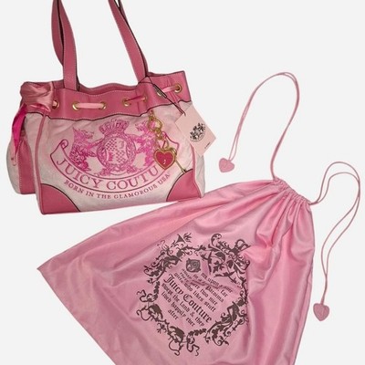 Rare Baby Pink Scottie Dog Logo Daydreamer Bag With Key & Heart Charm Y2k