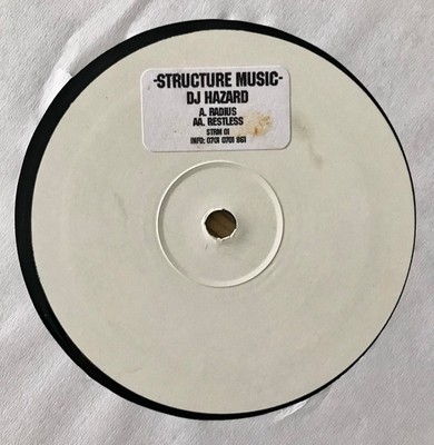 DJ Hazard   Radius / Restless 12'' Vinyl Playaz Jungle Drum & Bass VG+