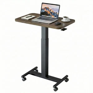 HUANUO Petit bureau d'ordinateurs portables roulants, TBase mobile réglable en...