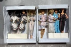 Lot Of 7 Vtg Barbie Dolls 80s -90s Dressed In Double Carrying Case