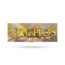 Nachos Vinyl Decal Freshly Made Snacks Mexican Cuisine Food Truck Promotions