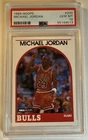 1989 HOOPS #200 MICHAEL JORDAN HOF PSA 10 GEM MINT Beautiful Card!