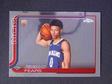 2025-26 Topps Chrome Jeremiah Fears #257 RC Rookie Variation SP