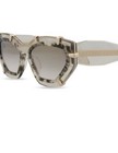 PHILIPP PLEIN Cat Eye Sunglasses, beige/gold — photo 2