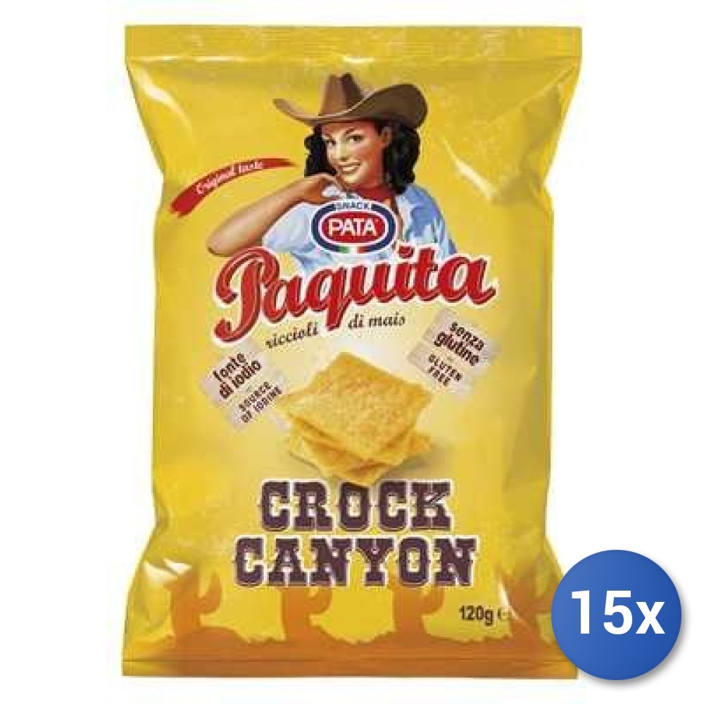 15X Multipack Potato Chips Pata Crock Canyon Gr 120