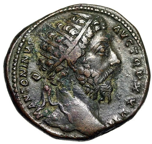 TKC027 クラウディウスのデュポンディウス Dupondius Marcus Aurelius Roman Imperial Coins (27 BC-476 AD) for