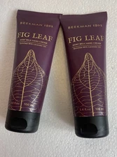 Beekman 1802 Goat Milk Hand Cream Fig Leaf 3.4 oz. New & Sealed /Lot Of 2
