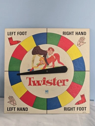 Vintage 1966 Twister Game Milton Bradley Spinner  ONLY