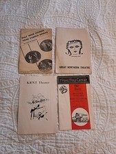 Collectible Vintage 1930's, 50's,60's Theater Programs Total Of 4 (s)