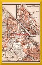 Heringsdorf und Ahlbeck +Historischer Plan von 1899+ Usedom, Sellin, Bansin