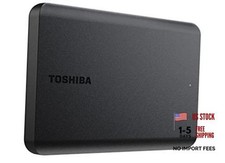 Canvio Basics Portable External Hard Drive USB 3.0 - 1TB Black Contemporary