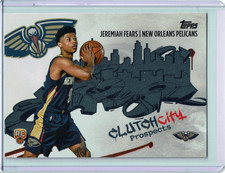 2025-26 Topps Basketball - Clutch City Prospects Jeremiah Fears #CC-7 (RC)