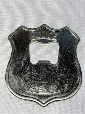 Kikkerland Police Open Up Bottle Opener PREOWNED WITH LOTS OF SCRATCHES