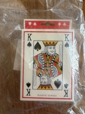 NEW Jumbo Playing Cards Red - SEALED 4 x5 