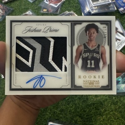 2021 Panini National Treasures Flashback Gold/10 Joshua Primo Rpa Auto