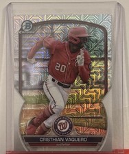 2023 Bowman - Chrome Prospects Cristhian Vaquero #BCP-54 Mojo Refractor (RC)