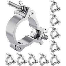 10PCS Heavy Duty Aluminum Truss Clamps - 220lb Capacity for Secure Lighting