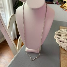 Silpada 925 Sterling Silver Ball Beaded Long Necklace