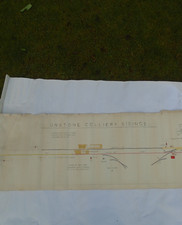 BR(M) original signal box diagram Unstone Colliery Sidings c.1950s
