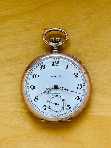 2A860 WALE silver pocket watch