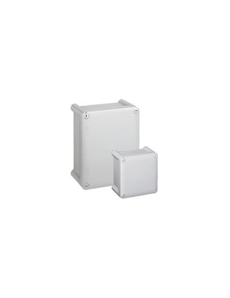 Boite d'équipement 220x170x86 Legrand 035028 encastrable en PVC gris pour dérivation