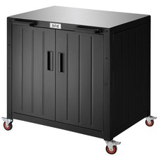 Outdoor Grill and Bar Cart with Storage
