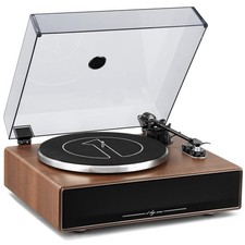 1 by ONE Belt Drive Turntable Bluetooth Vinyl Record Player