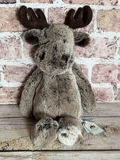 Jellycat MARTY MOOSE - Medium - Retired - Authentic Rare New with Tags