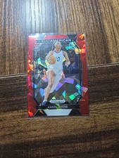 2024 Panini Prizm Draft Picks Angel Reese All-American Red Cracked Ice Prizm RC