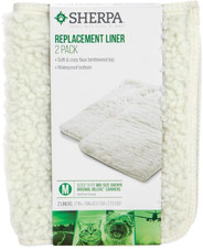 Sherpa Replacement Liners for Travel Pet Carriers - Soft Absorben