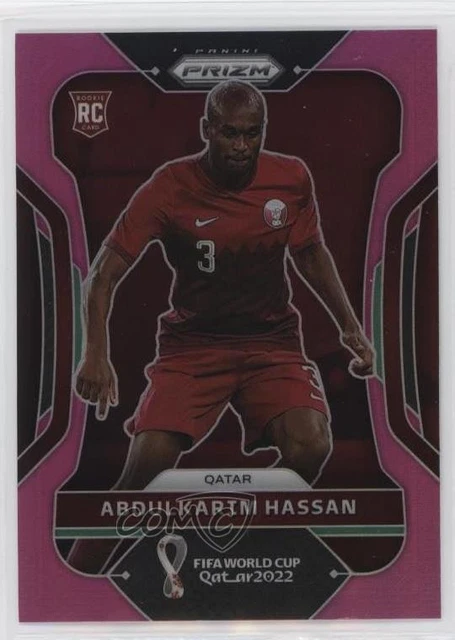 2022 Panini Prizm World Cup Qatar Pink Abdelkarim Hassan Abdulkarim #184