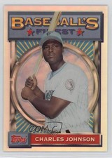 2001 Topps Finest Origins Refractor Charles Johnson #FO13 n1u