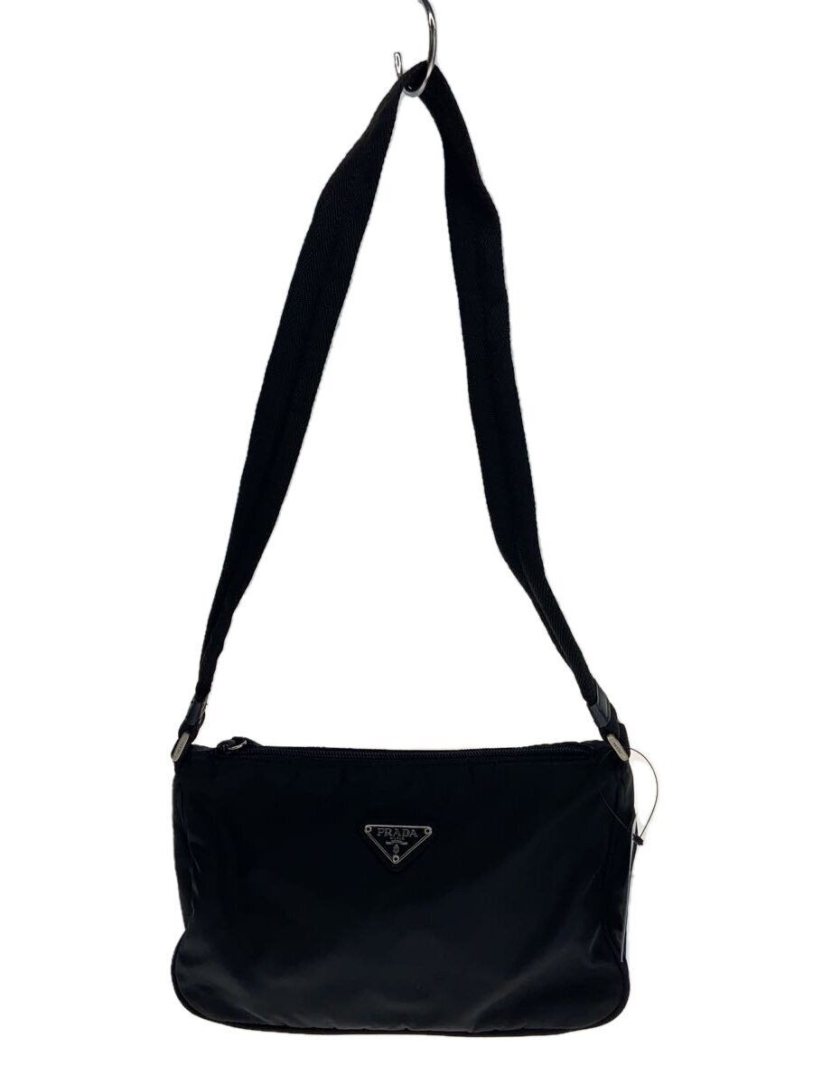 PRADA Black Nylon Shoulder Bag for Women