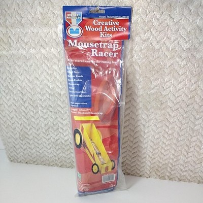 Midwest Products Mousetrap Racer Creative Wood Activity Kit 9in Made in USA New