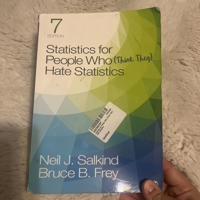 #ad NEW Statistics for People Who Think They Hate Statistics $38.00