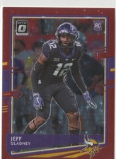 2020 Donruss Optic #108 Jeff Gladney Minnesota Vikings Red Star Rookie