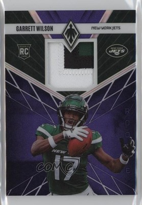 2022 Panini Phoenix Rookie Memorabilia Purple 17/75 Garrett Wilson #RME-6 RC v1x
