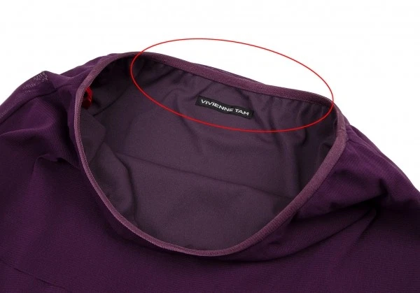 Falda VIVIENNE TAM malla en capas (K-115421) Foto 4 de 4