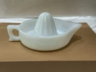 Vintage Sunkist White Milk Glass Juicer Reamer Citrus