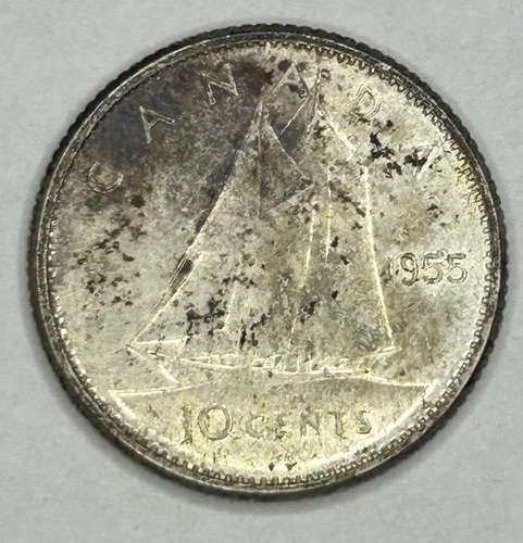 1955 Canada 10 Cents