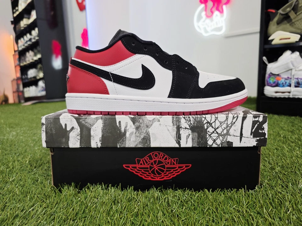 Size 8 - Air Jordan 1 SE Low Black Toe - Authentic - Brand New ✅️ Fast Shipping  - Image 2 of 4