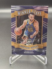 2023-24 Donruss Optic #16 Stephen Curry Winner Stays Golden State Warriors