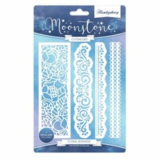 Hunkydory Moonstone - Floral Borders Die Set - From the Butterfly Wishes Range