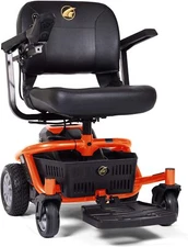 Golden Technologies - LiteRider Envy - Compact Power Chairs (Solar Flare Orange)