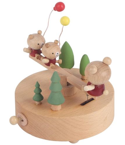 Wooden Music Box Seesaw Melody: Castle in the Sky - Picture 2 of 5